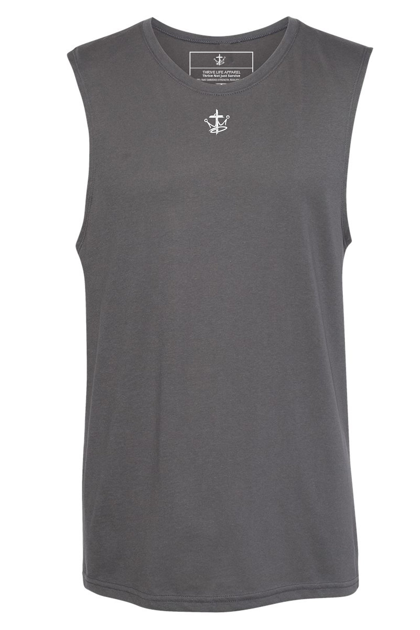 Mens Thrive Life Soft Style Infinity Logo Sleeveless Muscle Tank