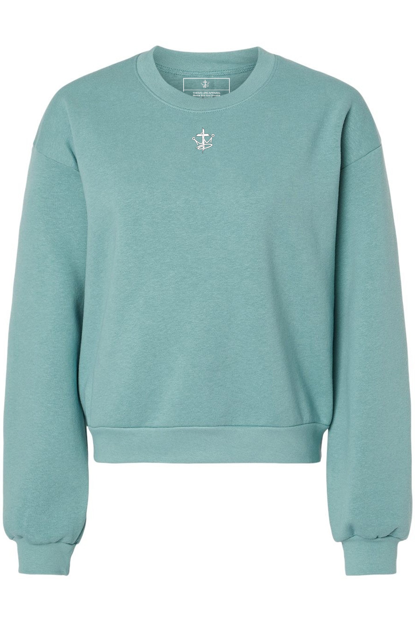 Womens Infinity Logo ReFlex Fleece Crewneck Sweatshirt