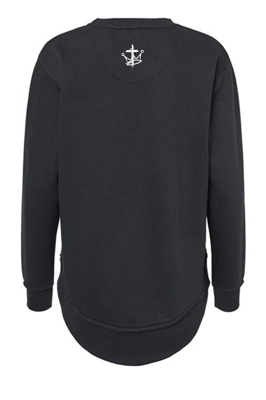 Womens Thrive Life Relaxed Oversized Weekend Fleece