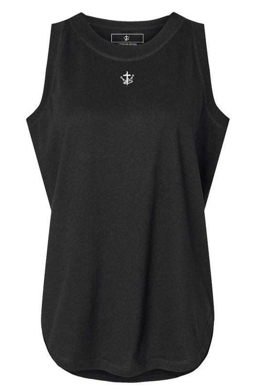 Womens Relaxed Thrive Life Infinity Logo Fine Jersey Tank