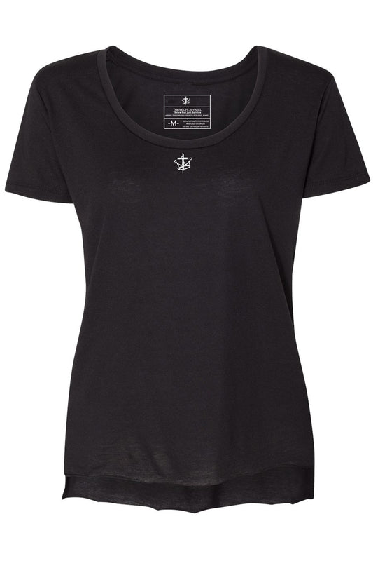 Womens Festival Infinity Scoopneck Tee