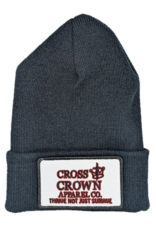 Cross.N.Crown OG Thrive Cuffed Beanie Black