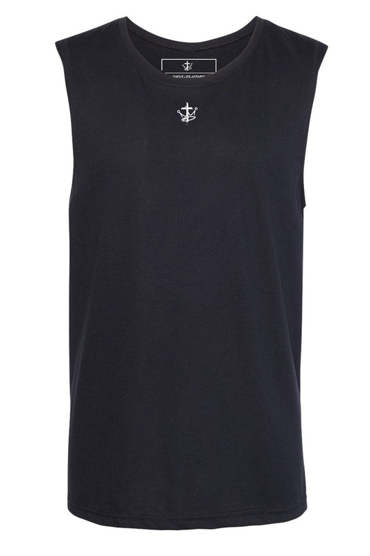 Mens Thrive Life Soft Style Infinity Logo Sleeveless Muscle Tank