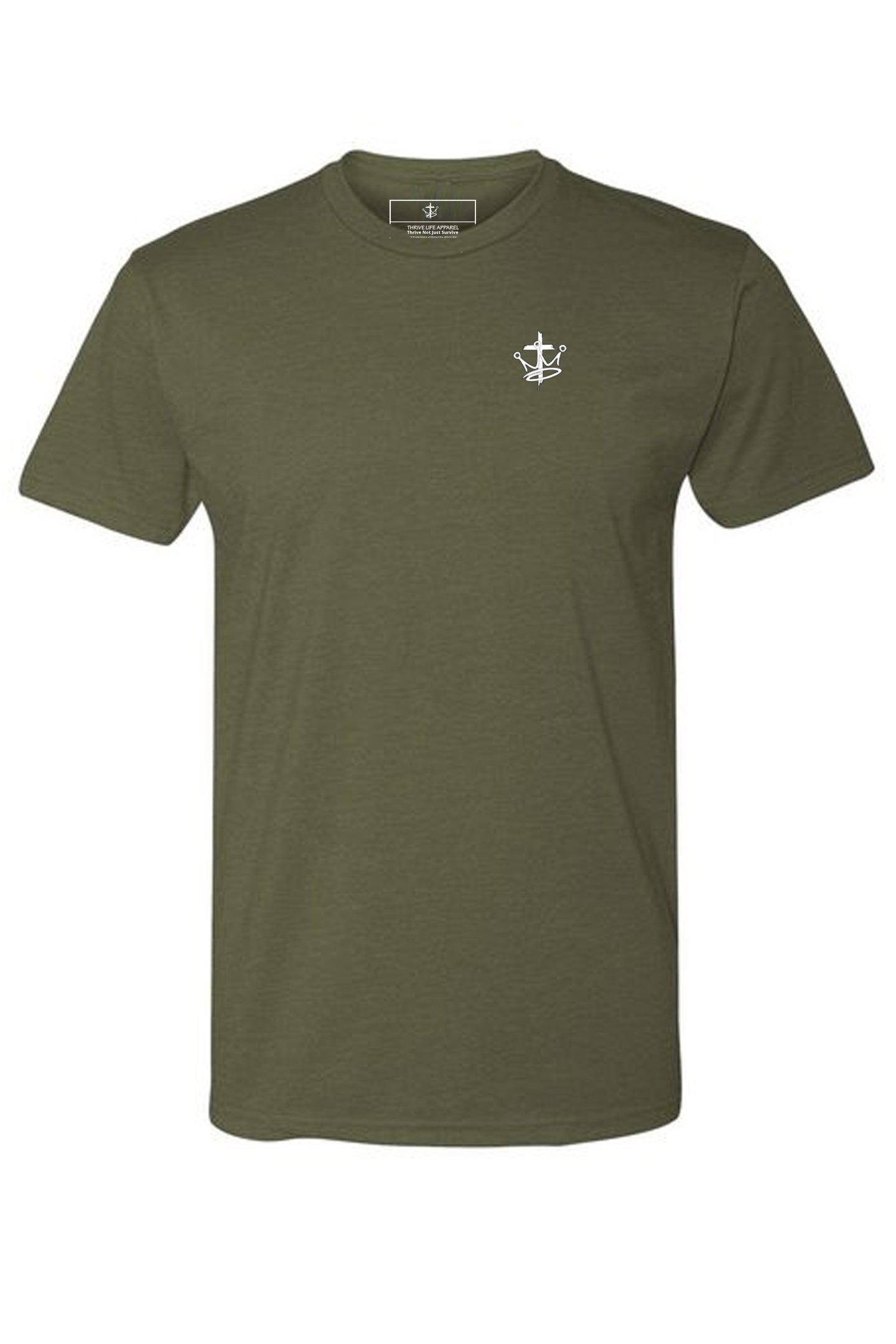 Mens Thrive Life Soft Style Blend Infinity Logo Tee