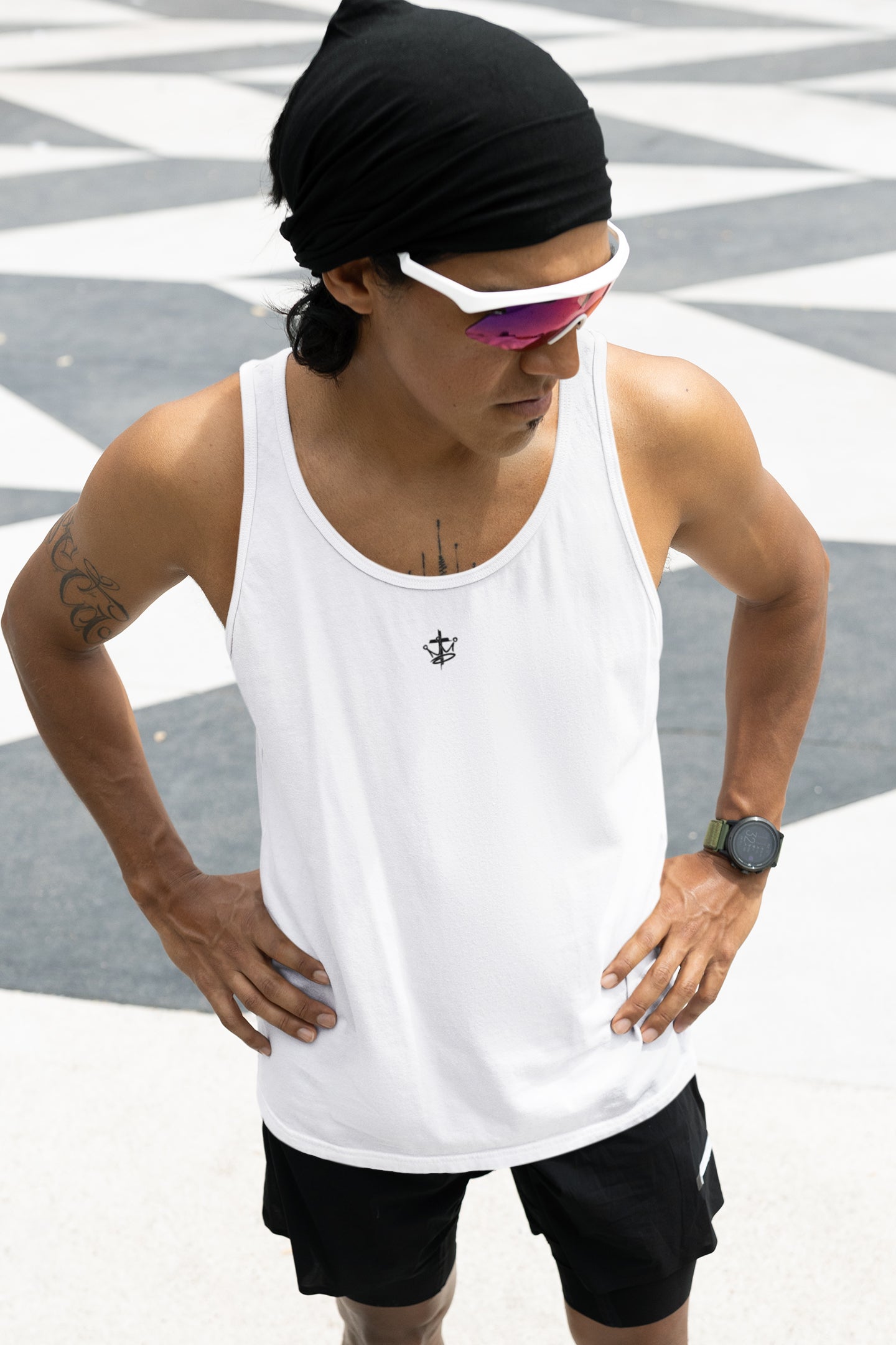 Mens Thrive Life Infinity Logo Soft Style Tank Top