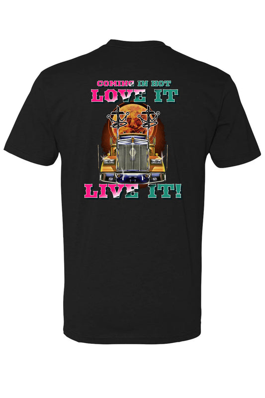 Mens Thrive Life Coming In Hot Infinity Logo Graphic Tee