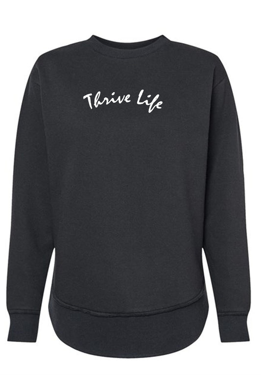 Womens Thrive Life Relaxed Oversized Weekend Fleece