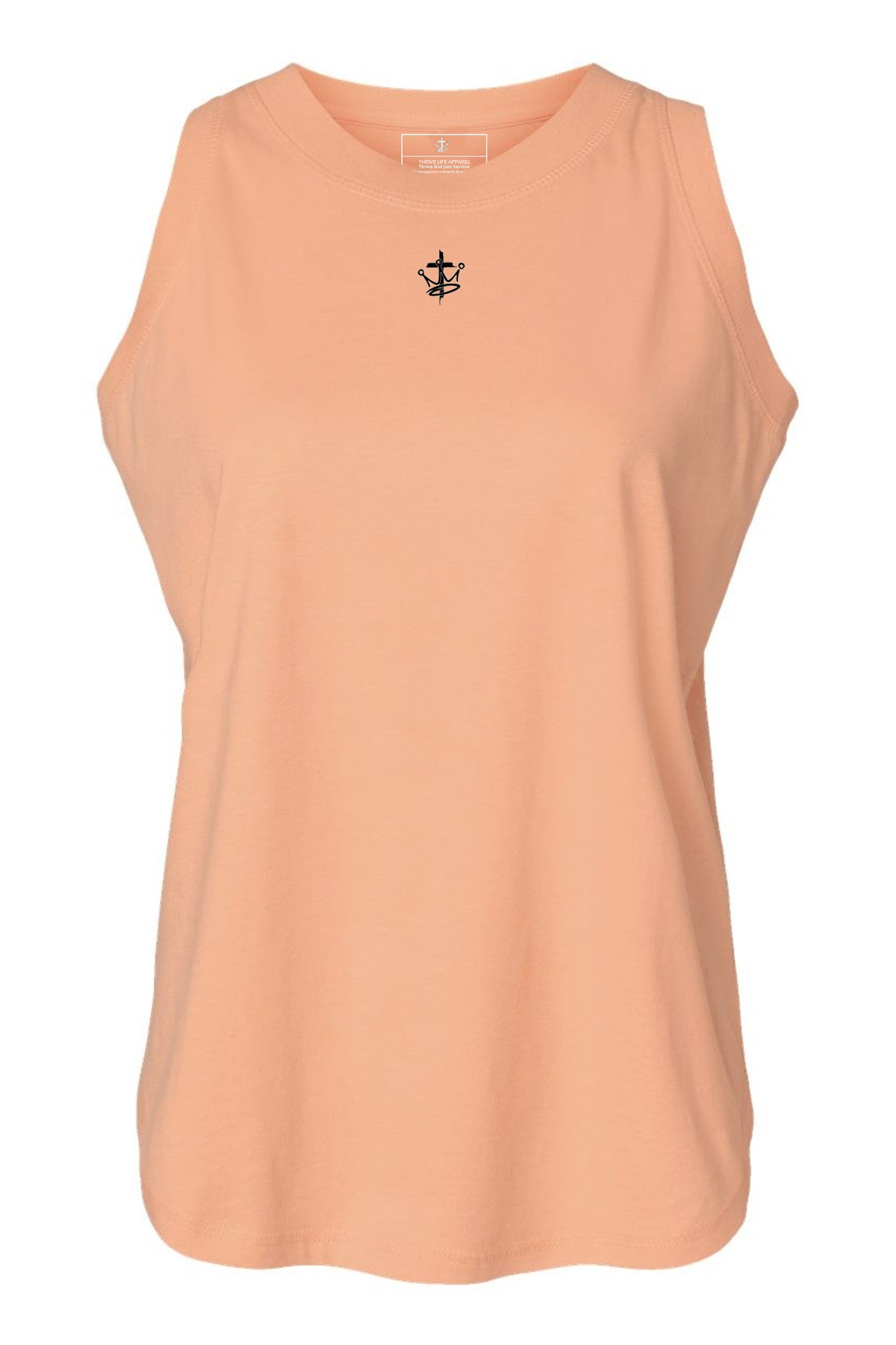 Womens Relaxed Thrive Life Infinity Logo Fine Jersey Tank